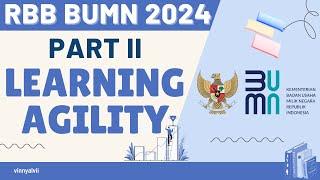 SOAL DAN JAWABAN LEARNING AGILITY BUMN PART 2  PERSIAPAN TES BUMN 2024