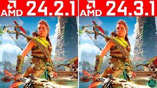 AMD Driver Update 24.3.1 vs 24.2.1 Driver Comparison RX 6600