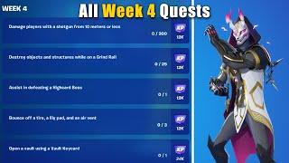 Complete Week 4 Weekly Quests Guide - Fortnite Chapter 4 Season 2