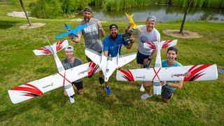 RC Airplane Battle  Dude Perfect