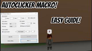 HOW TO MACRO WITH AN AUTOCLICKER IN DA HOOD