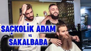 SAÇKOLİK ADAM vs SAKAL BABA