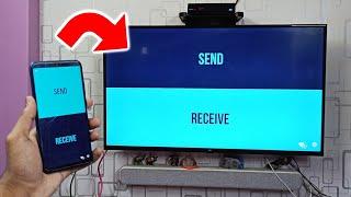 How to send Files to Android TV  Share  Transfer Files from Android Mobile to Mi TV