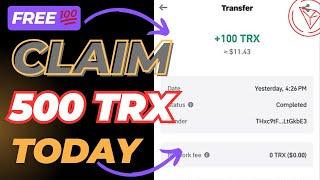 Free TRON Mining Site 2024 - Mine 100 Trx Without Investment  Best TRX Site Today