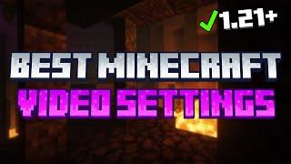 1.21 BEST MINECRAFT VIDEO SETTINGS 1.21 - Fix lag and Get More FPS