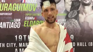 Aidan James Brave CF 23 Post Fight Interview