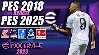 NEW PES 2018 Update 20242025