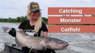 Fishing for Monster Catfish on the Red River