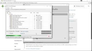 Update packages with SDK Manager in Android Studio