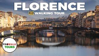 Florence Italy Walking Tour - 4K60fps - with Captions