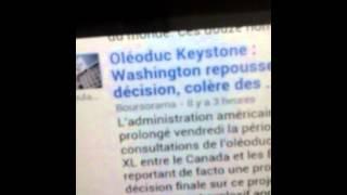 Oléoduc Keystone pas daxes parallèles Canada USA