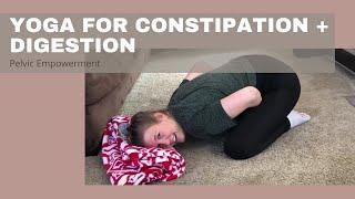 3 Easy Yoga Moves for Constipation Bloating & Improved Digestion  Yoga For Gas Relief & Overeating