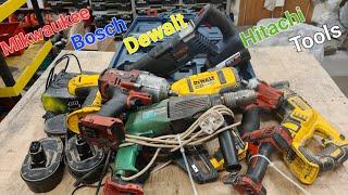 Repairing broken power tools  Milwaukee Bosch Makita Hitachi and Dewalt tools all to be fixed.