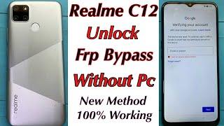 Realme c12 frp bypass without pc  realme c12 google account frp bypass new method