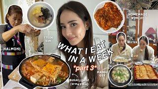 what I eat in a week at my Korean Grandmas house in Busan *part 3*  Making Kimchi + Korean Food