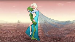 Dame tu Cosita kiss Frozen Elsa - The Sound of Love