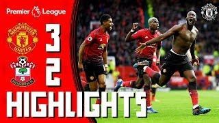 Highlights  Manchester United 3-2 Southampton  Romelu to the rescue