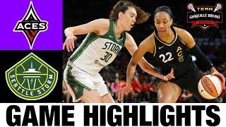 Las Vegas Aces vs Seattle Storm Highlights  Womens Basketball  2024 WNBA