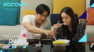 Si Won and Da Hee chat over spicy tteokbokki mukbang... l My Little Old Boy Ep 316 ENG SUB