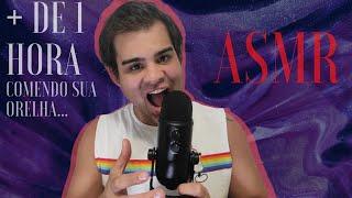 1H De ASMR Comendo Sua ORELHA  NO TALKING  LOOPED  #ASMR #asmr #MarloonAsmr