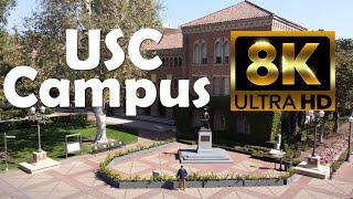 University of Southern California  USC  8K Campus Drone Tour