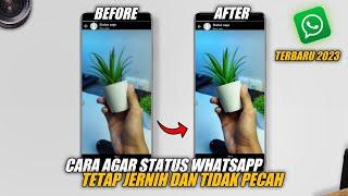 Cara Agar Story WhatsApp Jadi Jernih & Tidak Pecah Di Semua Android - Foto & Video Jadi HD Terbaru