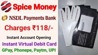 Spice Money NSDL Bank Account Opening Process  NSDL Payment Bank Account Opening   Ajoy Noyatia