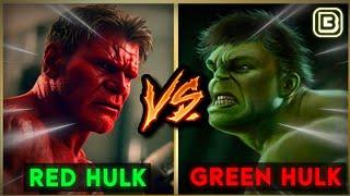 RED HULK Vs GREEN HULK  SuperHero Showdown In Hindi  BlueIceBear