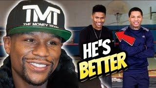 FLOYD MAYWEATHER SAYS SHAKUR STEVENSON IS MORE SKILLFUL THAN GERVONTA DAVIS & WANTS TO SIGN HIM