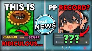 Blatant osu Cheater Sets a 3000pp Play?  Mrekk 2000pp Soon? New Aim Farm Maps osu News