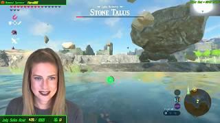 How to DEFEAT the Stone Talus of Lake Kolomo in UNDER 2 Mins  Zelda Breath of the Wild Highlight