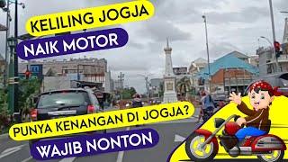 MUTER-MUTER KELILING KOTA JOGJA SIANG HARI NAIK MOTOR  KELILING KERATON YOGYAKARTA