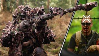 Unbelievable Airsoft Sniper Headshots Caught On Camera Ghillie Gameplay