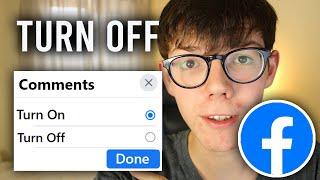 How To Turn Off Comments On Facebook Posts  Disable Comments On Facebook Post