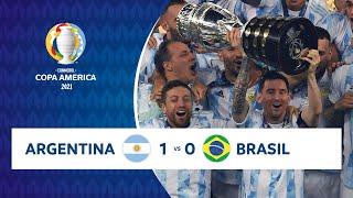 HIGHLIGHTS ARGENTINA 1 - 0 BRASIL  COPA AMÉRICA 2021  10-07-21