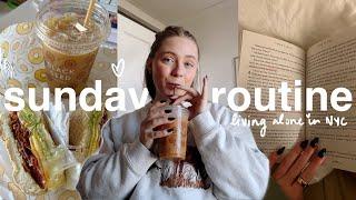 my SUNDAY ROUTINE living alone in NYC a chatty vlog