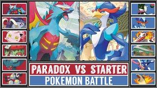 PARADOX POKÉMON vs STARTER POKÉMON  Pokémon Battle