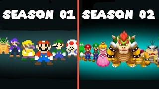 8BIT-ANI Among Us With Super Mario Characters ALL EPISODES Season 1 Season 2  Among Us Animation