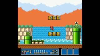 SMB3 for Super Mario All-Stars Custom Level #523- Summer Plains