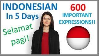 Learn Indonesian in 5 Days - Conversation for Beginners