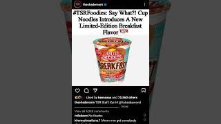 #CUPNOODLES #BREAKFAST OUT NOW? OOO NOOO #shorts