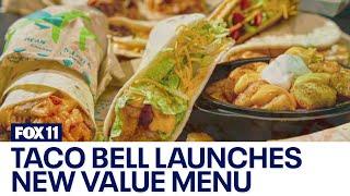 Taco Bell launches new value menu