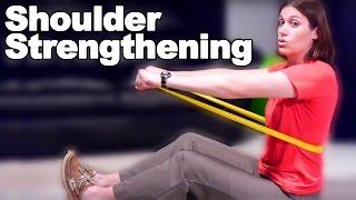 Shoulder Strengthening Exercises with a Resistive Band - Ask Doctor Jo