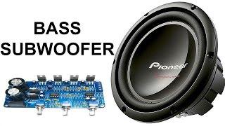 How to make home subwoofer amplifier