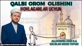 AGAR ALLOH TAOLO SIZNI YAXSHI KORIB QOLSA... - Muhammad Boburxon Domla  ALLOHning Zikri