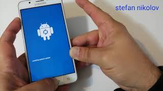 How to Hard reset Samsung J5 2016 SM-J510F. Remove pattern pin password lock.