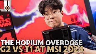 Hopium Overdose Zeus is Unleashed  #G2 vs #T1 #MSI2024