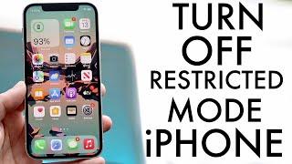 How To Turn Off Restricted Mode On ANY iPhone 2022