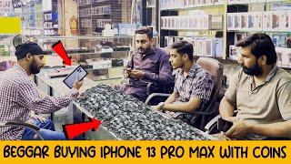 Beggar Buying IPhone With Pennies - Rich Beggar @Crazypranktv