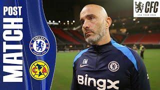 MARESCA Reacts Post Match  Chelsea 3-0 Club America  Chelsea USA Tour 2024